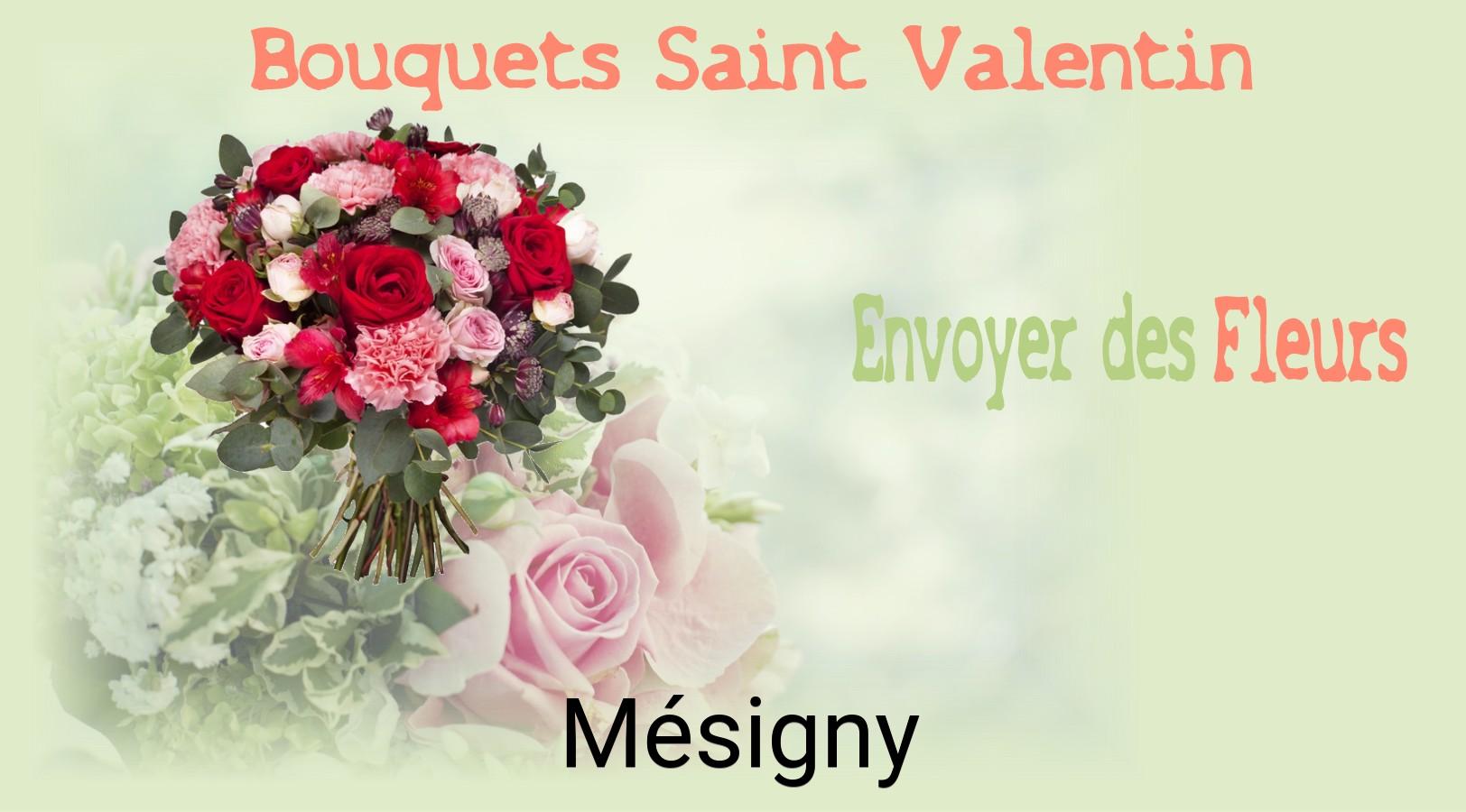 Roses de Saint-Valentin livrées à Mésigny